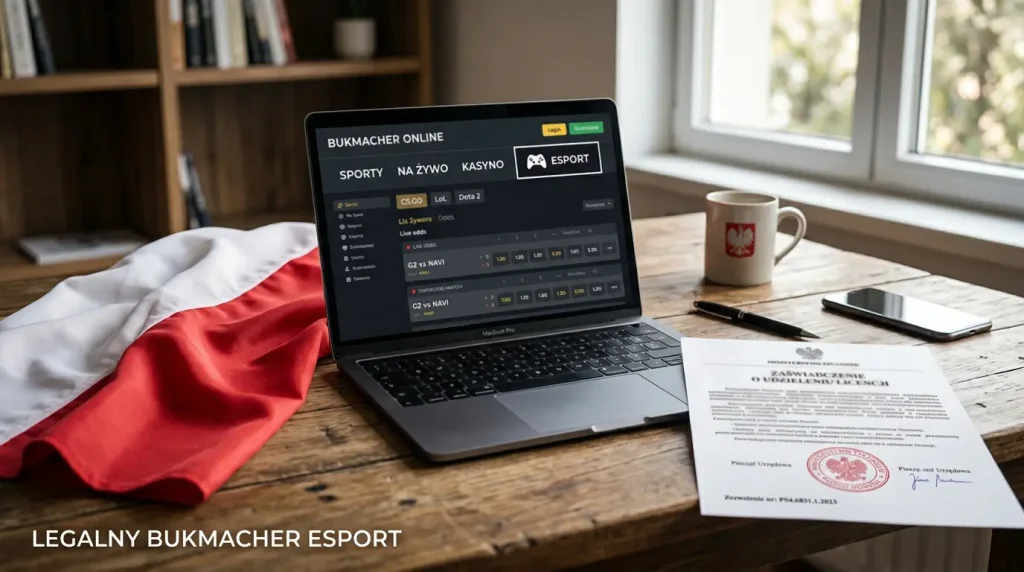 Jak wybrać legalnego bukmachera esportowego z licencją w Polsce